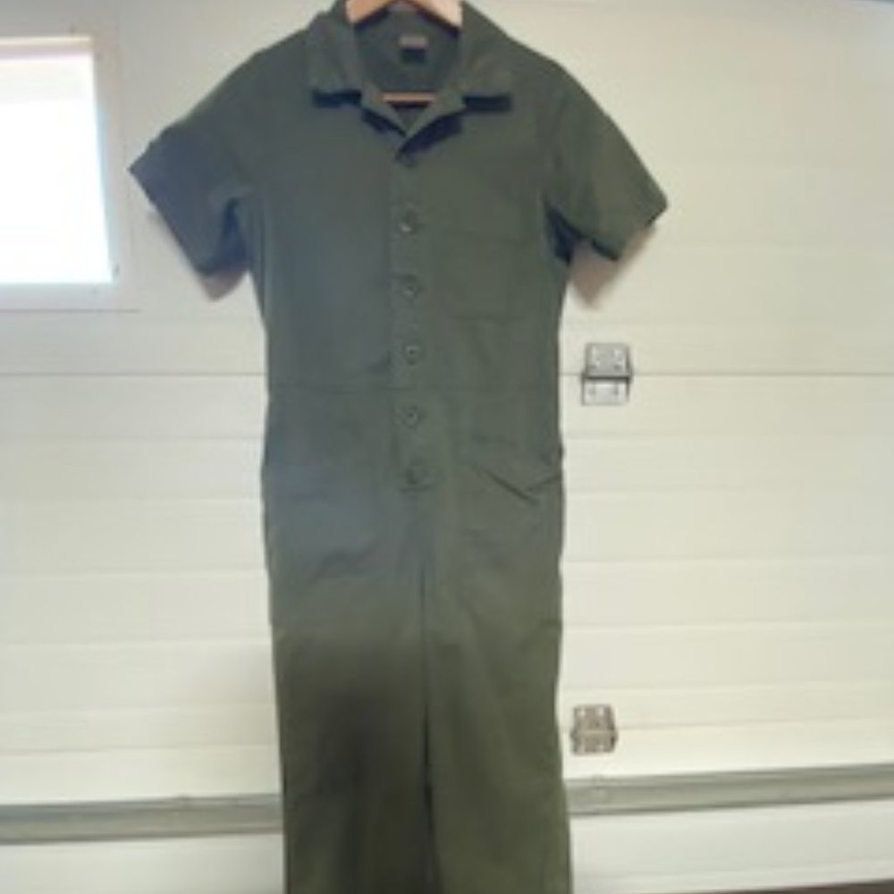 Olive Green Fashion Jumpsuit